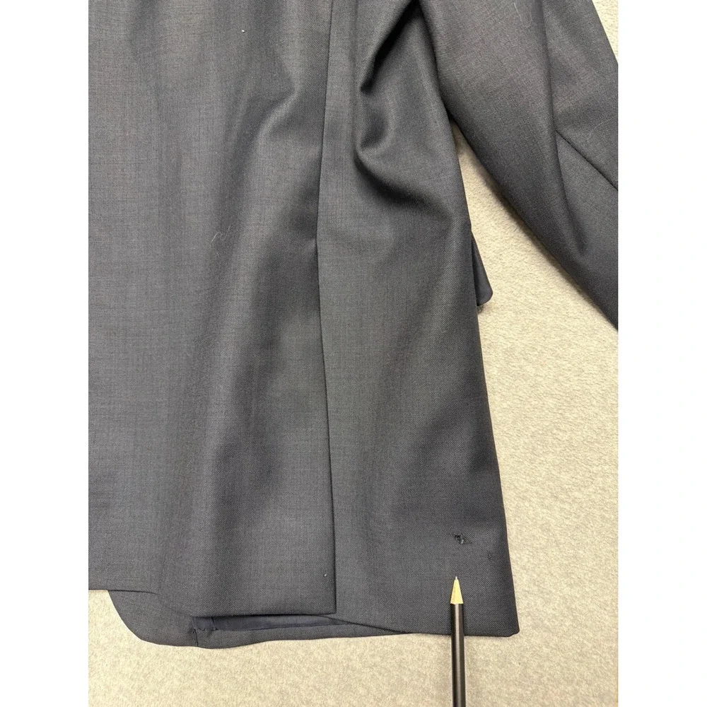 Jos A Bank Travelers Collection Mens 50R Blazer  100% Wool Tailored DAMAGED‎